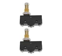 VGOL 2Pcs 12mm Roller Plunger Micro Action Switches 1NO + 1NC Z-15GQ22-B for AC DC Control Circuits