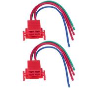 VGOL 2pcs 12V 4 Pin Starter Solenoid Valve Relay Plug Harness Plug Wire Length 14cm Compatible with Honda CBR 600 900 929 954 1000 1100XX 1000F