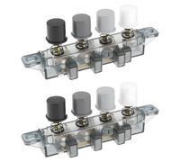 VGOL 2Pcs 4 Keys 3 Levels Floor Fan Gear Button Speed Key Button Switch Compatible with Midea 10.2x6.6x1.3cm