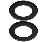 VGOL 2Pcs 55-82mm Camera Lens Step-Up Ring Adapter Aluminum for Camera 55mm Lenses
