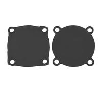 VGOL 2Pcs Air Compressor Switch Leather Pad Rubber Gaskets Turtle Shaped Leather Cushion Hands-on DIY Cutting 40mm and 5mm Hole Black