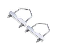 VGOL 2PCS Antenna U-Holder Clamp Bracket for Most Antenna Poles 60mm Inner Width Replacement Accessories