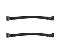 VGOL 2Pcs Brushless Motor Sensor Black Cable 100mm Cable Length 1.25 Terminal Double Head 6p Suitable For Mini RC Helicopter LED Light Strip RC Drift Car Model