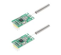 VGOL 2pcs CC1101 433Mhz Wireless Transceiver CUL Funk Module DC 1.8-3.6V 10mW USB FHEM Transceiver With Spring Antenna Compatible with A-rduino Compatible with Raspberry Pi