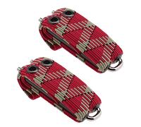 VGOL 2PCS Double-End Guitar Adjustable Elastic Capo Rubber Band Capo for Folk Guitar Ukulele Violin Musical Instrument Accessories