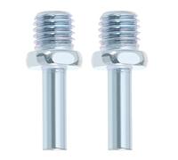 VGOL 2PCS Drill Adapter M14 Thread to 8mm Round Shank Core Bits Adapter for Drill Power Tool Replacement Accessories 45mm Length Silver