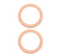 VGOL 2Pcs Exhaust Gasket 55x42.4x3.5mm 3EG-14613-00-00 4X7-14613-00-00 Compatible with Yamaha