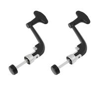 VGOL 2pcs Metal Fishing Reel Spinning Handle Grip Rocker Arm Crank Middle Size