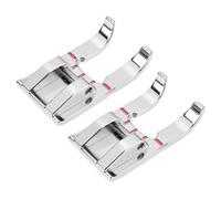 VGOL 2PCS Metal Open Toe Presser Foot for Low Shank Snap-On Sewing Machines Compatible with Singer Compatible with Brother