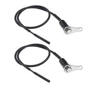 VGOL 2PCS Motorcycle Handlebar Switch Stainless Steel Waterproof Motorcycle Handle LED Light Start Kill Angle Single Button Control Switch