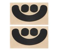 VGOL 2Pcs Mouse Feet Mouse Skatez Gaming Mouse Feet Replacement Gaming Mouse Anti-Alip Pad Compatible with SteelSeries Rival 3 Black