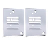 VGOL 2Pcs Sewing Machine Needle Plate Replacement Compatible with Singer 1105 1106 1107 1109 1116 1120 1130 1304 Metal Needle Plate 72.5x53.5mm