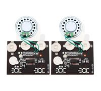 VGOL 2Pcs Sound Module Key Recording Chip 60 Seconds Rrecording for DIY Homemade Greeting Cards Gift Boxes 69x50x6mm
