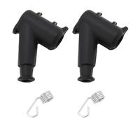 VGOL 2PCS Spark Plug Cap with Spring Compatible with STIHL TS350 TS400 TS410 TS420 OE 128 405 1000,1106 405 1000 Lawnmower Spark Plug Boot for Garden Yard Farm Black