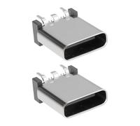 VGOL 2pcs USB-C 24Pin Vertical SMT Connector 10.5mm Height Compatible with LG UltraFine 4K/5K 27MD5KL 24MD4KL