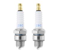 VGOL 2pcs Z8C Spark Plug Suitable for 2 Stroke 48cc 70cc 80cc Motorised Motorized Bike Bicycle ATV Quad Bike Part Dirt Bike Parts Electric Bike Parts