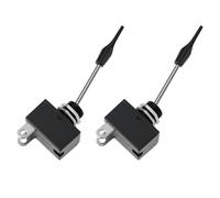 VGOL 2x 2 Pin Momentary Long Paddle Switch 15A 12V Long Shaft for Automotive Horn Momentary Application