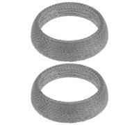 VGOL 2x Exhaust Gasket Sealing Ring 70x54x16mm Compatible with Toyota Avensis Celica Corolla Replaces 17451-20010