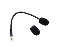 VGOL 3.5mm Replacement Microphone 19cm Reduce Noise Detachable Compatible with SteelSeries Arctis 1 Wired Wireless Gaming Headset Black with Foam Cover