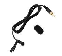 VGOL 3.5mm TRS Omnidirectional Lavalier Microphone Wireless Audio Microphone with Sponge Cover Compatible with Sennheiser EW100 EW300 EW500 SK100 1.5m