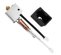 VGOL 3D Printer Extruder Hot End Kit Hotend/Printhead 0.4mm Brass Nozzle 100K Thermistor Heater Cartridge Heat Block Silicone Sleeve Compatible with Anycubic Compatible with Kobra 3