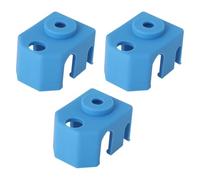 VGOL 3Pcs Heater Block Silicone Socks Cover 3D Printer Silicone Protective Cover Compatible with Phaetus Dragon Hotend Extruder Heater Block, Blue