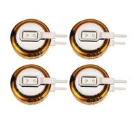 VGOL 4pcs 0.22F 5.5V Super Capacitor Pitch 5mm Button Capacitance Suitable for Truck Lighting Appliances Power Tools