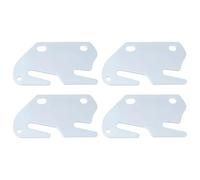 VGOL 4PCS Bed Rail Hook Plates 96x58x2mm Mounting Hole 11/32 Inches for New Bed Structures Require Hook Plates