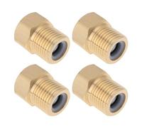 VGOL 4PCS Brass One-Way Check Valve G1/2 Inch Male to G1/2 Inch Female Thread for Water Heaters Tanks Towers Toilets Intake Systems Backflow Preventer