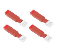 VGOL 4pcs J-ST to U-MX PH3 2.0 Lipo Charger No Wire Adapter Compatible with E-Flite