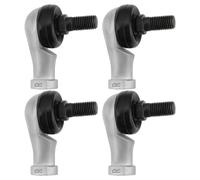 VGOL 4Pcs M10x1.25 Right Hand Thread Ball Joint Angle Joint Joint Bearing Ball Joint Steel Galvanized Male Rod End Bearing Ball Joint