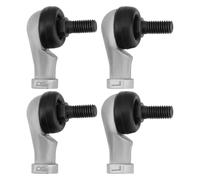 VGOL 4Pcs M8x1.25 Right Hand Thread and Left Hand Thread Ball Joint Angle Joint Joint Bearing Ball Joint Steel Galvanized Male Rod End Bearing Ball Joint