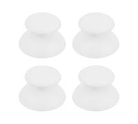 VGOL 4PCS Replacement Analog Thumbsticks Compatible with Nintendo Wii U Gamepad Controller (White)