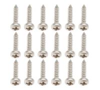 VGOL 50 Pieces Guitar Tuner Machine Head Mounting Screws M2 10mm Metal Guitar Tuners for Acoustic Electric Guitar Bass Silver