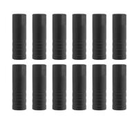 VGOL 50Pcs Bicycle Shift Cable End Caps Outer Cable Tube End Tip Cap Replacement Part 4mm Shift Cable End Caps Suitable for MTB Road Bike Shift, Black