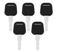 VGOL 5pcs Heavy-Duty Equipment Excavator Ignition Switch Keys Part Number 34B0557 Compatible with CLG Series Liugong Excavator Black 64x27mm