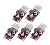 VGOL 5pcs USB 5V 3A DC Voltage Reduction Module 9V 12V 24V Input 15W DIY Charger Suitable for Power Supply Equipment