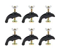 VGOL 6PCS CNC Arcuate Press Plate Clamps Engraving Machine T Track Hold Down Clamps Fixture Fastening Platen Router Woodworking Accessories for Milling Machine
