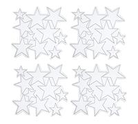 VGOL 80pcs Star Mirror Stickers Acrylic Removable Pentagram Mirror Wallpaper 3D DIY Wall Decals for Living Room Bedroom Home Wall Art Decor