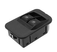 VGOL Car Power Window Switch with Frame 6490.G8 735461275 Compatible with Nemo Doblo Fiorino Qubo Bipper Combo Interior Switch Button Control Black