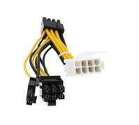 VGOL Computer GPU Graphics Card Power Connection Cable 8 Pin to Two Pin 6+2 Compatible with Supermicro