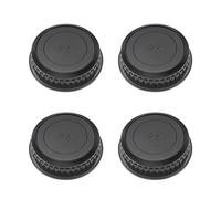 VGOL Pack of 4 Replacement PK Rear Lens Cap, Plastic Rear Camera Lens Protective Cover Compatible with Pentax K Mount DSLR Cameras Lens