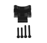 VGOL Rear Axle Truss RC Rear Axle Truss Upper Link Mount CNC Aluminum Upgrade Part Compatible with Axial SCX24 C10 JLU Gladiator Bronco RC Car(Black)