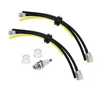 VGOL Set with 5Pcs Fuel Line Filter Primer Bulb Spark Plug Kit Compatible with Echo SRM210 SRM225 GT200 GT225 GT225i GT225L Lawn Mower Replacement Part