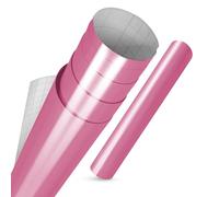 vgoltd Furniture Stickers Gloss Self Adhesive Vinyl Wrap Sticky Contact Paper Roll for Kitchen Countertop Cupboard Cabinets Wardrobe & Tabletops (Baby Pink, 60 x 100 cm)