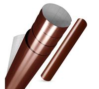 vgoltd Furniture Stickers Gloss Self Adhesive Vinyl Wrap Sticky Contact Paper Roll for Kitchen Countertop Cupboard Cabinets Wardrobe & Tabletops (Dark Brown, 60 x 1000 cm)