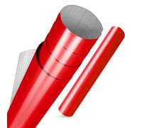 vgoltd Furniture Stickers Gloss Self Adhesive Vinyl Wrap Sticky Contact Paper Roll for Kitchen Countertop Cupboard Cabinets Wardrobe & Tabletops (Cardinal Red, 60 x 1000 cm)
