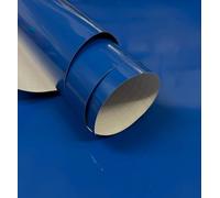 vgoltd Gloss Sticky Vinyl Wrap Furniture Stickers Cupboard Covering Self Adhesive Peel and Stick Solid Sticker (Azure Blue, 60W x 1000L cm)