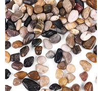 VGOODALL 450g Mixed Colour Pebbles for Plants, Polished River Stones Small Gravel Rocks for Potted Plants Garden Home Decor