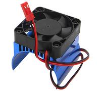 Vgoohobby 42mm Motor Cooling Fan Heatsink 4074 4274 1515 Motor Universal Heat Sink Compatible with Traxxas 1/10 E-Maxx E-Revo Summit Arrma 1/8 Kraton Talion Typhon RC Car (Blue)